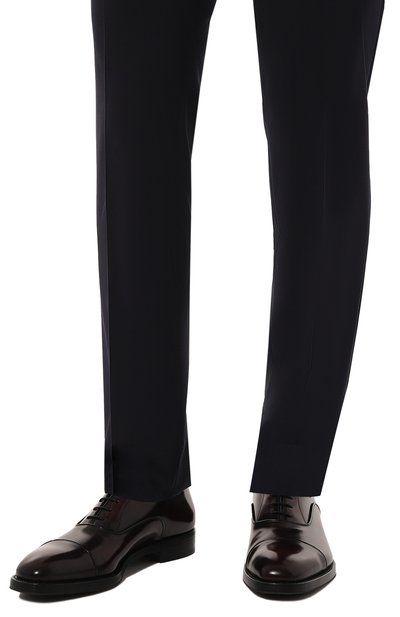 Кожаные оксфорды PRADA, арт. 2EA130-055-F0397-X000, фото 3