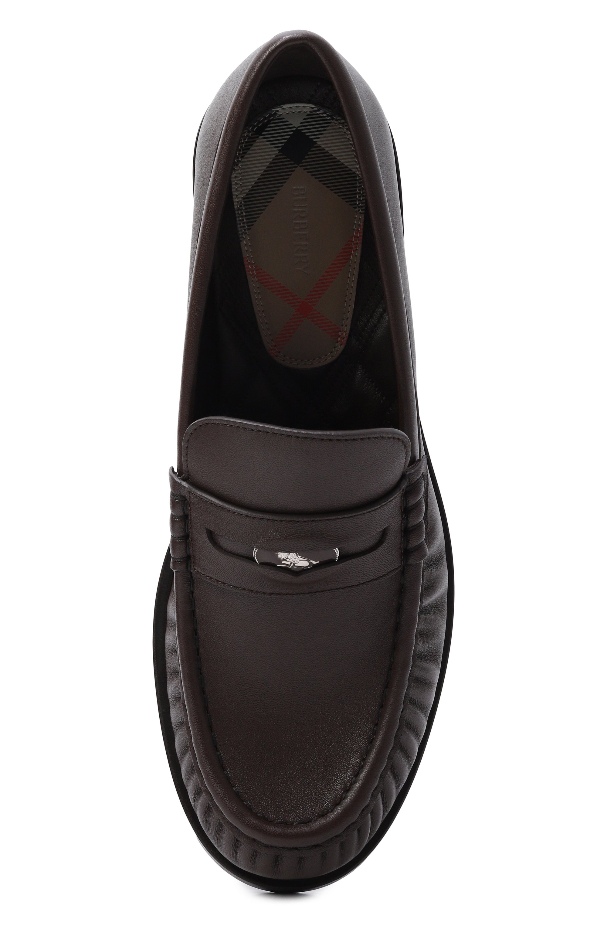 Кожаные пенни-лоферы cadet BURBERRY, арт. 8118752, фото 5