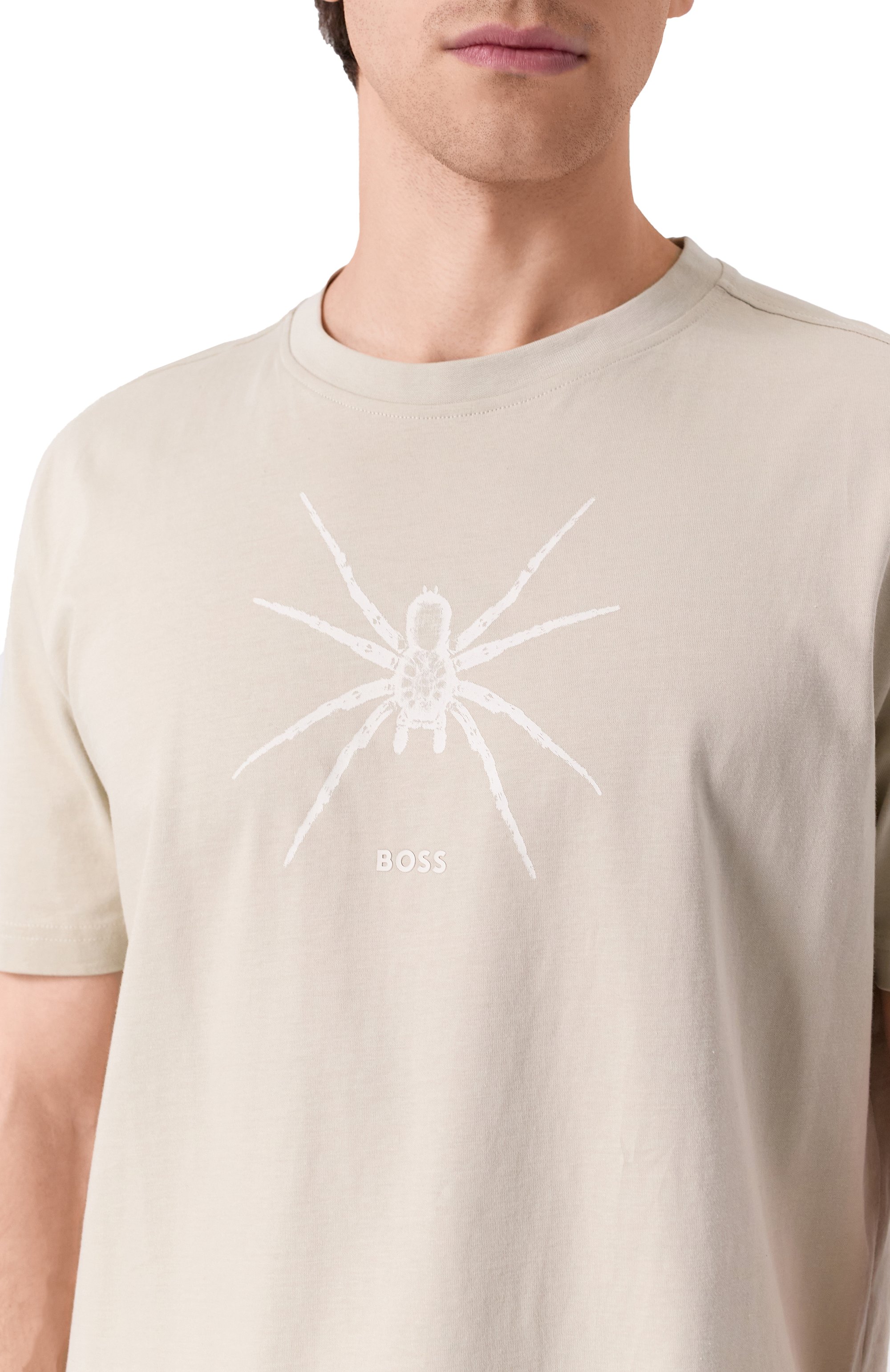 Хлопковая футболка BOSS ORANGE, арт. 50534924, фото 5