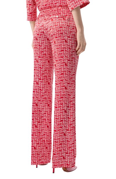 Шелковые брюки KITON красного цвета по цене 147000 руб., арт. D48122K0964E02, фото 4 Шелковые брюки KITON, арт. D48122K0964E02, фото 4