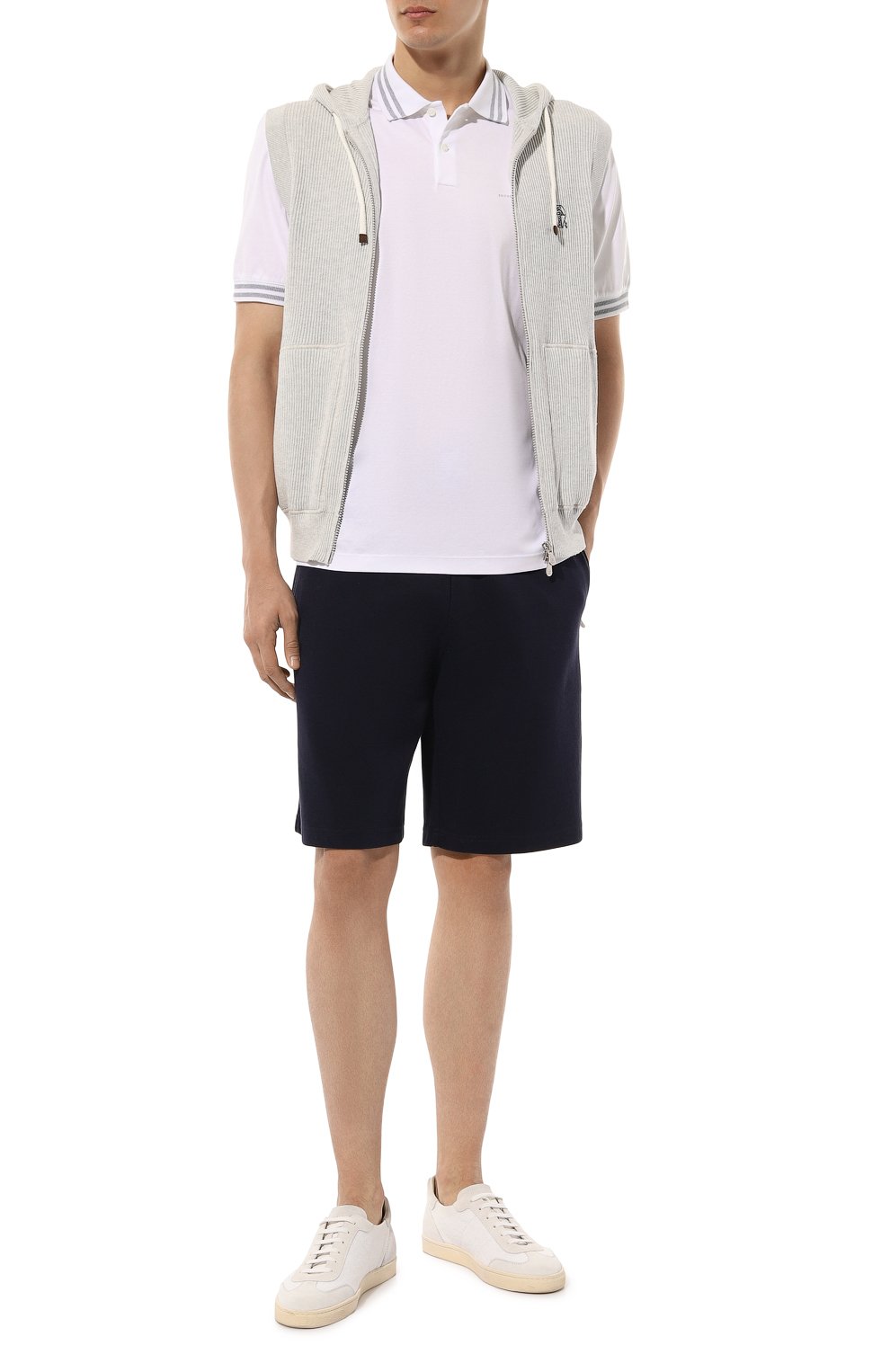 Хлопковые шорты BRUNELLO CUCINELLI, арт. M0T353242G, фото 2