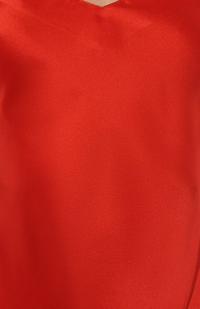 Шелковый топ MARJOLAINE оранжевого цвета по цене 26940 руб., арт. 3TRA4001, фото 5 Шелковый топ MARJOLAINE, арт. 3TRA4001, фото 5