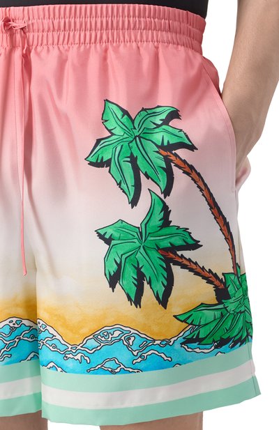 Шелковые шорты CASABLANCA, арт. MS25TR01205, фото 5