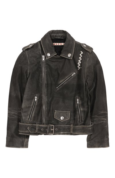 Кожаная куртка MARNI, арт. M01585/M00VF