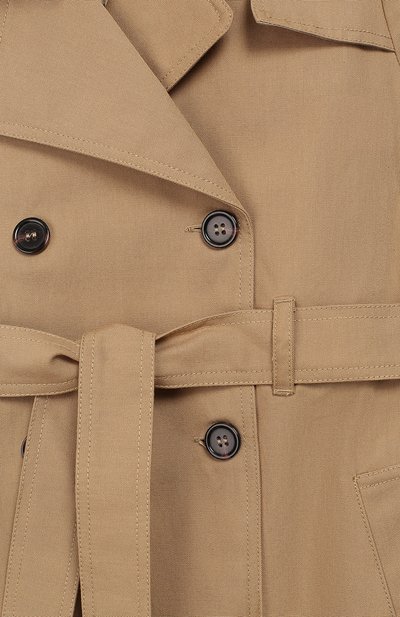 Двубортный плащ из хлопка DESIGNERS, REMIX GIRLS, арт. 15012, фото 3