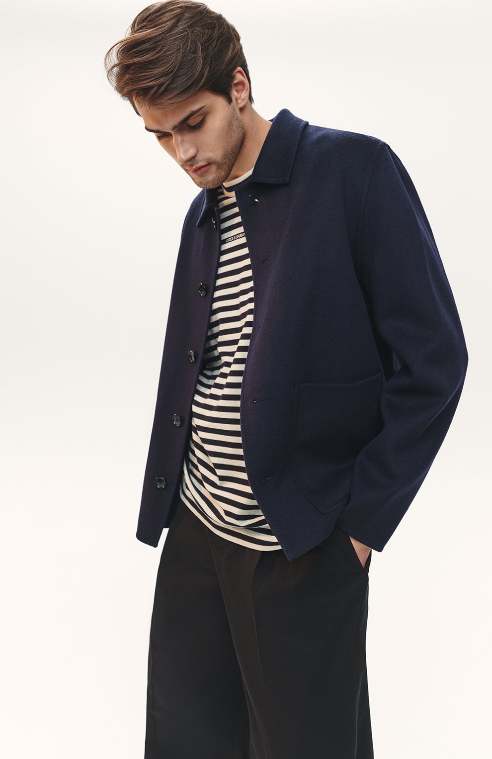 Хлопковый лонгслив DOLCE & GABBANA, арт. G8RK8T/G7K3P, фото 6