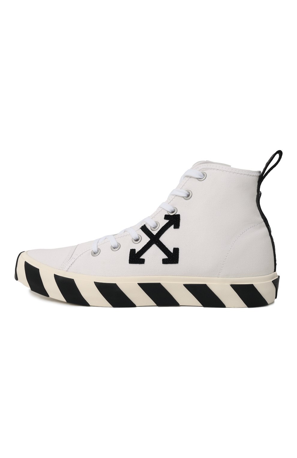 Текстильные кеды vulcanized OFF-WHITE, арт. 0MIA119F21FAB0010110, фото 4