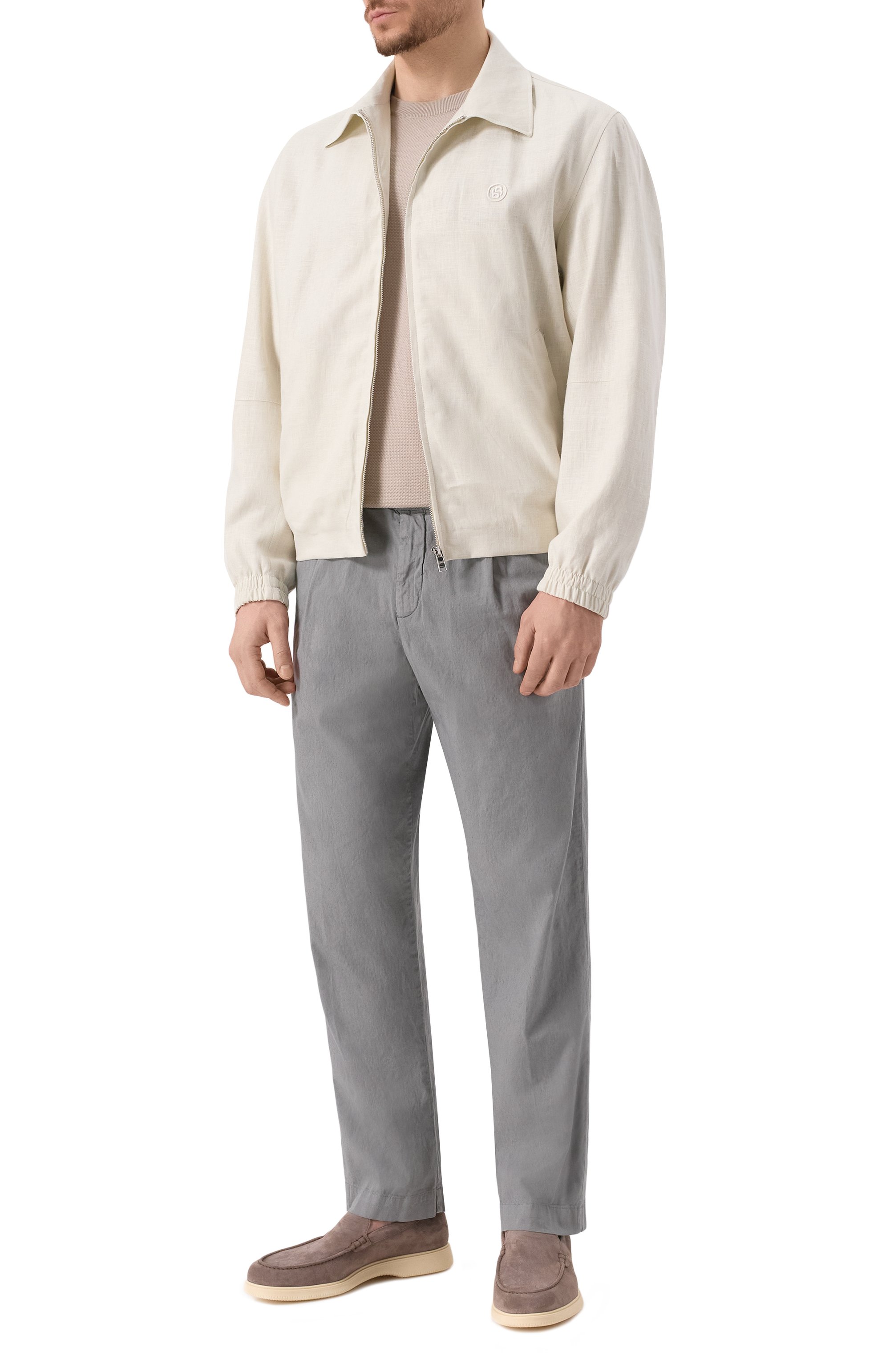 Льняной бомбер BOSS, арт. 50537577, фото 2