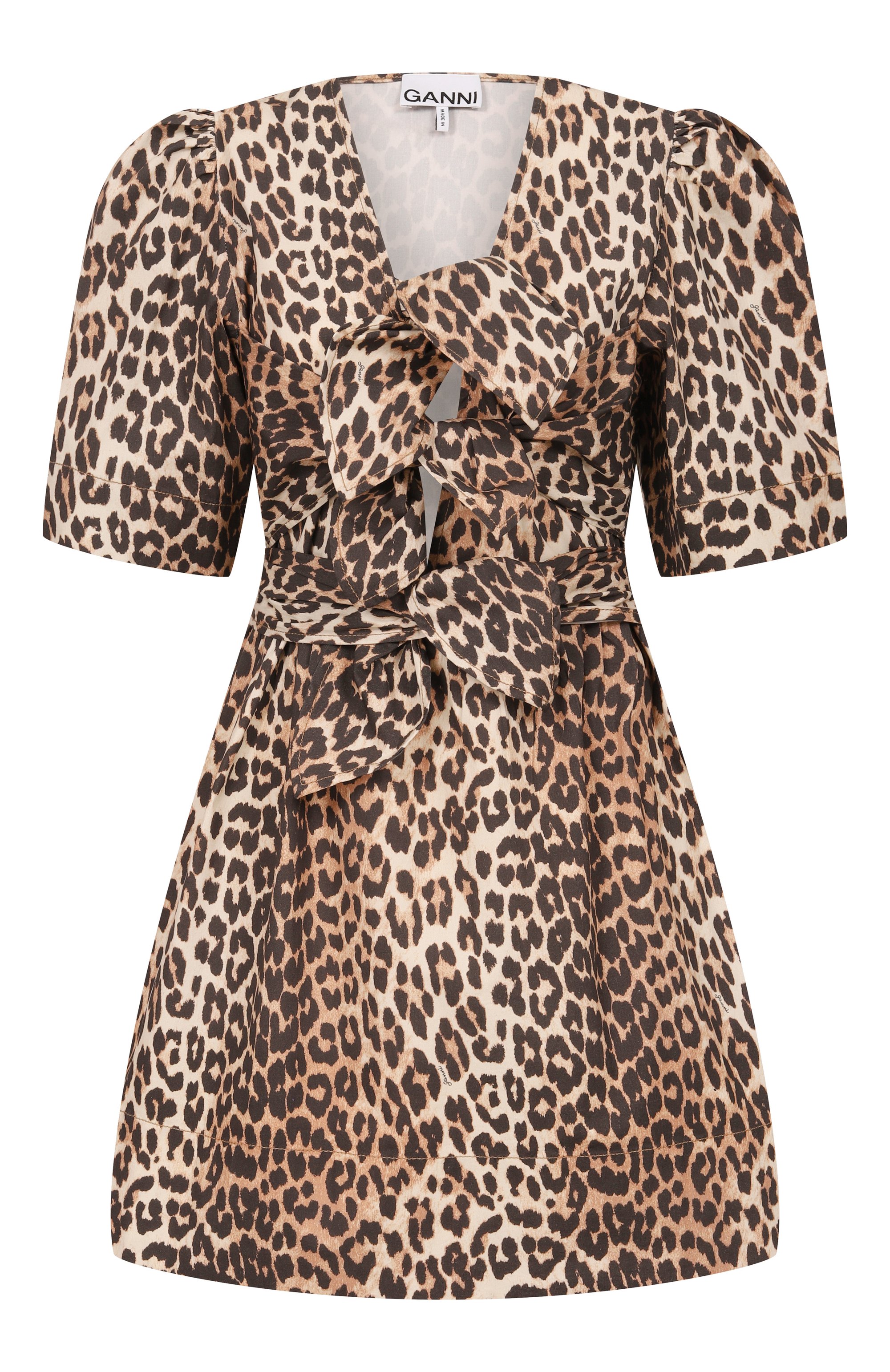 Хлопковое платье GANNI, арт. A1030250, фото 1