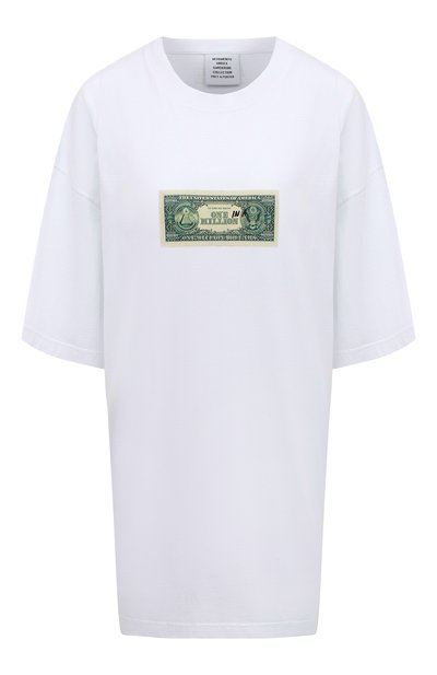 Женская хлопковая футболка VETEMENTS, арт. UA53TR140W 1610/W