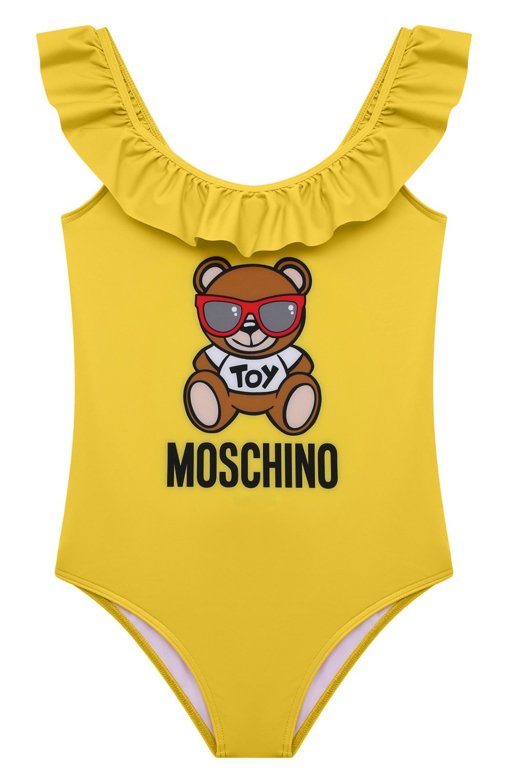 Слитный купальник MOSCHINO желтого цвета по цене 11350 руб., арт. HDL00L/LKA00/4A-8A, фото 1 Слитный купальник MOSCHINO, арт. HDL00L/LKA00/4A-8A, фото 1