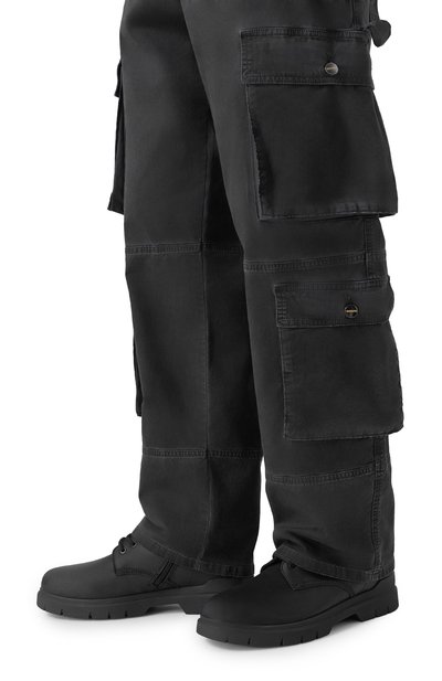 Кожаные ботинки ryan HUGO черного цвета по цене 28950 руб., арт. 50552696, фото 3 Кожаные ботинки ryan HUGO, арт. 50552696, фото 3