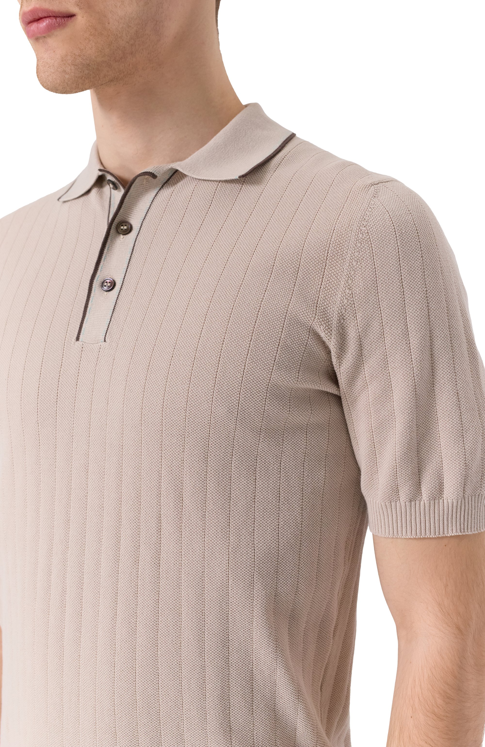 Хлопковое поло GRAN SASSO, арт. 57170/18047, фото 5