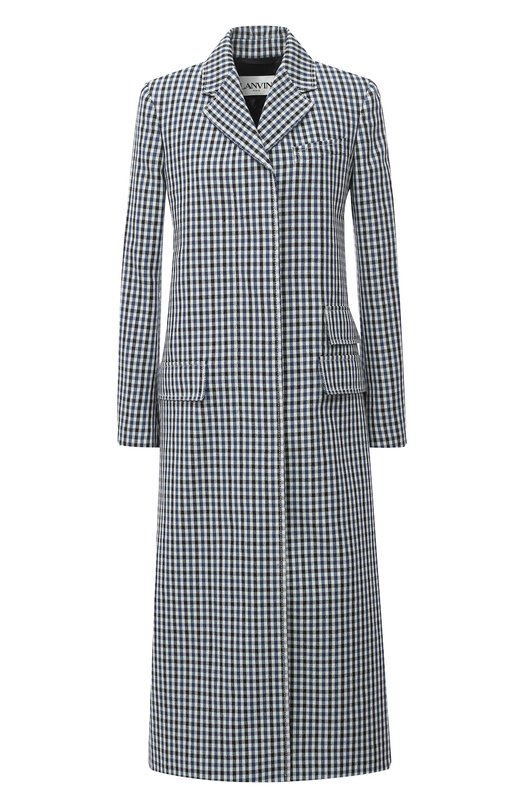 

Шерстяное пальто Lanvin, Синий