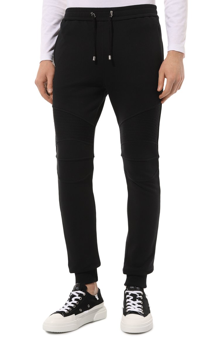 Хлопковые джоггеры BALMAIN, арт. BH00B000/BB04, фото 3