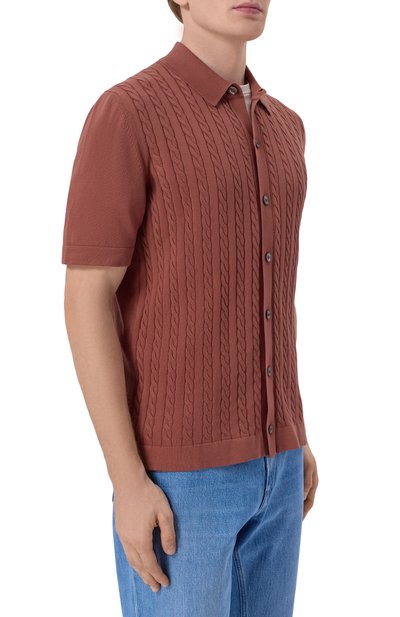 Хлопковая рубашка GRAN SASSO, арт. 57173/18167, фото 3