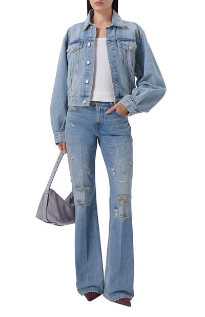 Джинсовая куртка simon HAIKURE голубого цвета по цене 57150 руб., арт. HEW09121DF106L0910/SIM0N CELESTIAL, фото 2 Джинсовая куртка simon HAIKURE, арт. HEW09121DF106L0910/SIM0N CELESTIAL, фото 2