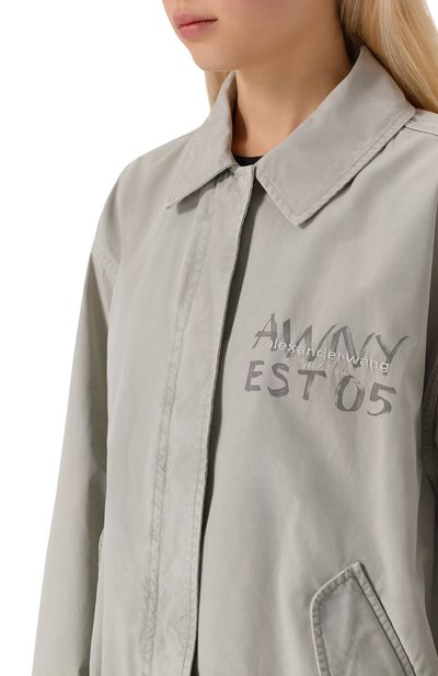 Хлопковая куртка ALEXANDERWANG.T, арт. 4WC3253284, фото 5