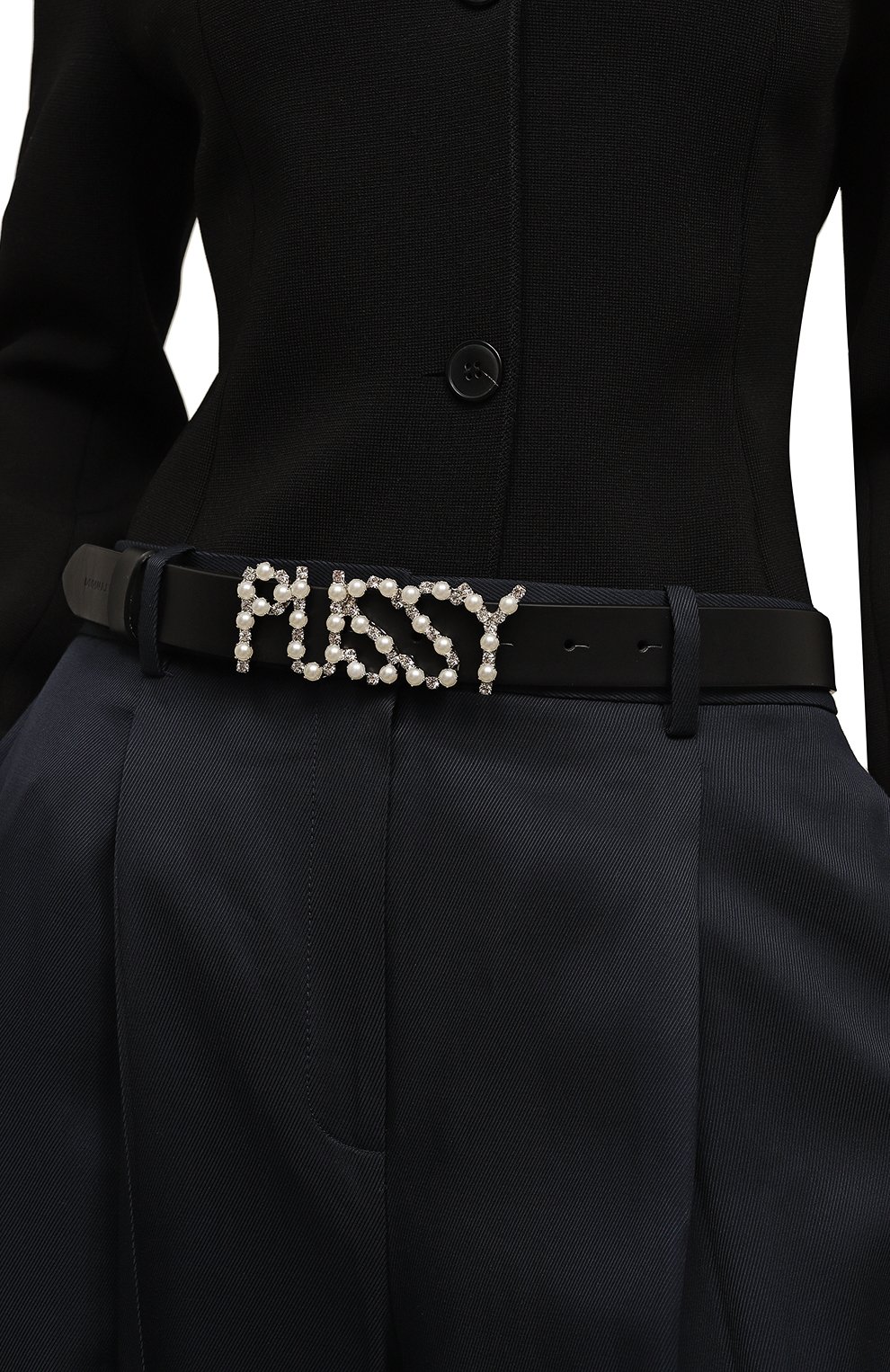 Кожаный ремень DSQUARED2 черного цвета по цене 41800 руб., арт. BEW0418, фото 2 Кожаный ремень DSQUARED2, арт. BEW0418, фото 2