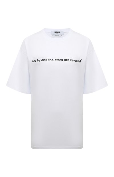 Женская хлопковая футболка MSGM, арт. 3342MDM272 227798
