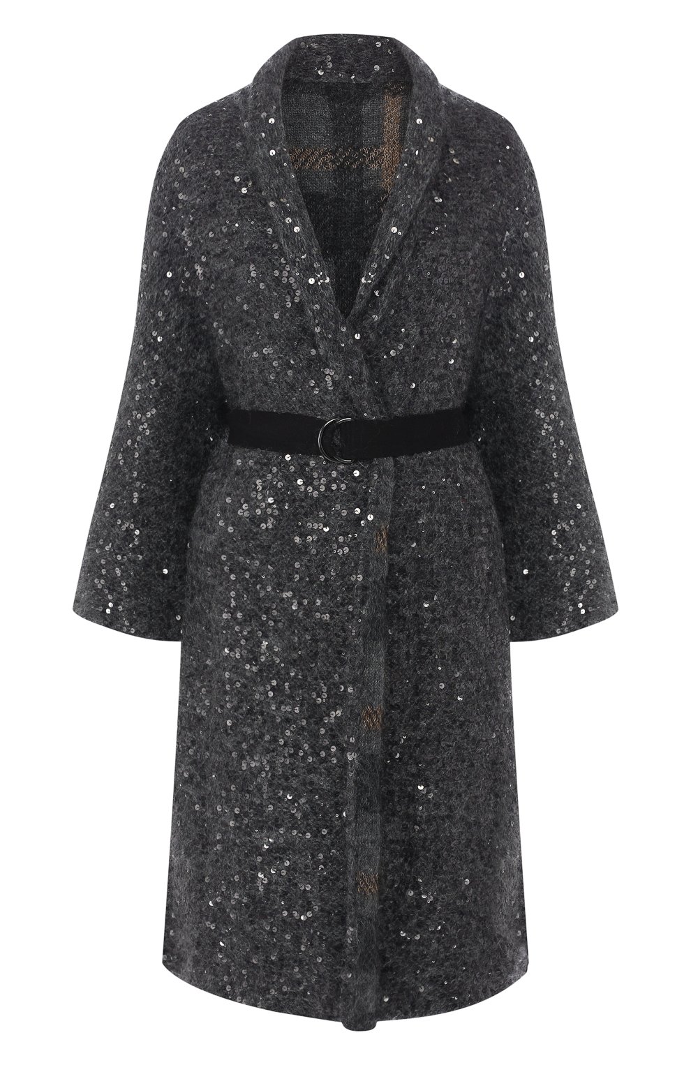 Вязаный кардиган с поясом и пайетками BRUNELLO CUCINELLI, арт. M3L343026, фото 1