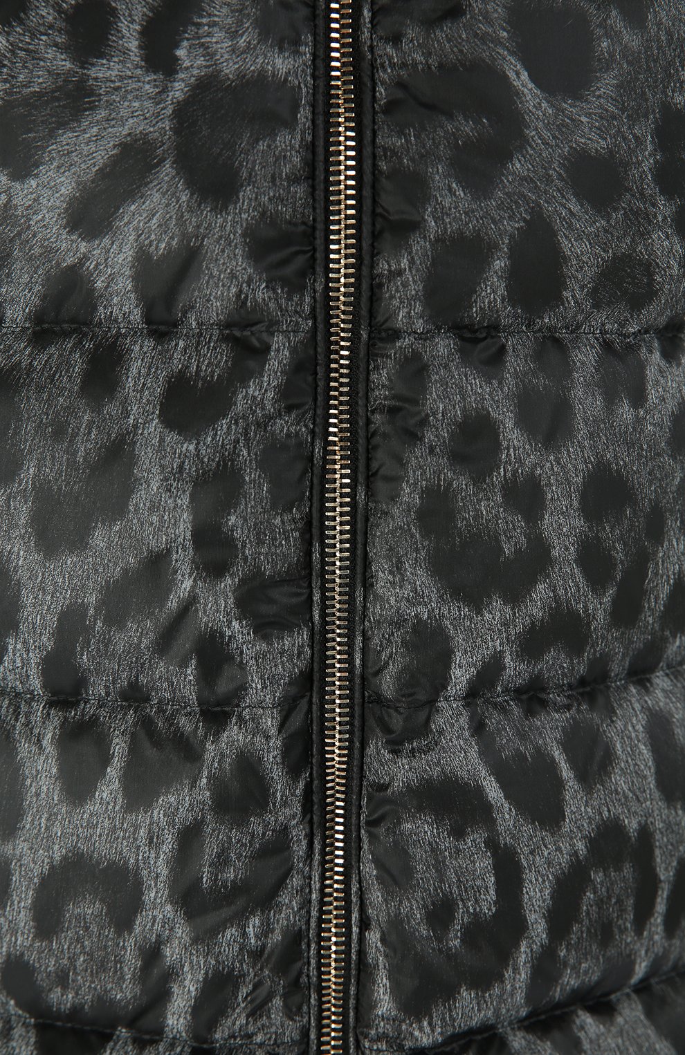 Стеганый пуховик с высоким воротником и леопардовым принтом MONCLER, арт. B2-093-49414-00-53596, фото 5