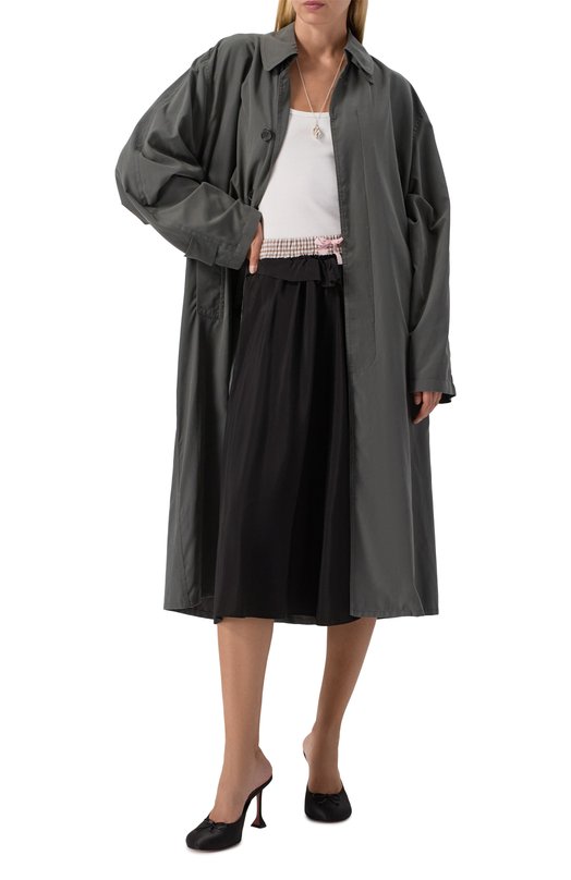 Юбка из вискозы  Maison Margiela S51ME0034/S76632 Чёрный  S51ME0034/S76632 Фото 2