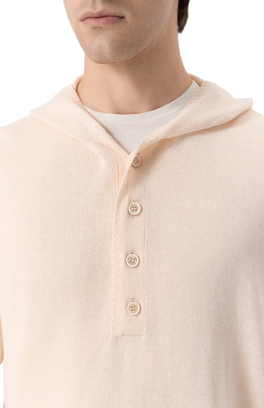 Джемпер изо льна и кашемира MVST 25E/X1P/0/A004/7639 Бежевый  25E/X1P/0/A004/7639 Фото 5