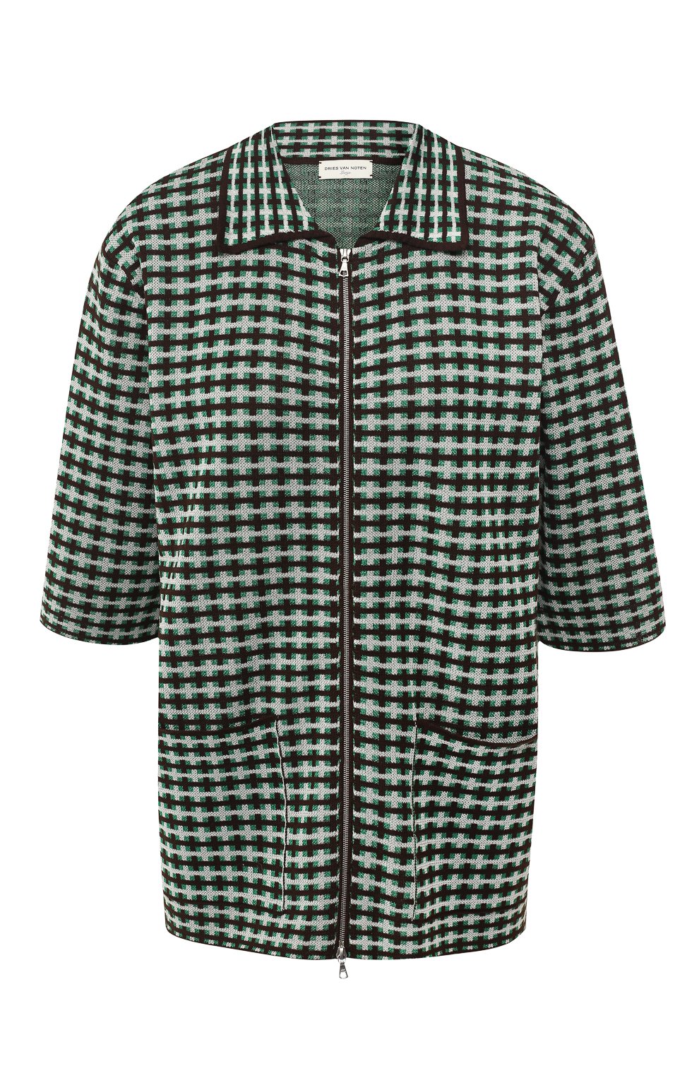 Шерстяной кардиган на молнии DRIES VAN NOTEN разноцветного цвета по цене 48050 руб., арт. 191-31281-7713, фото 1 Шерстяной кардиган на молнии DRIES VAN NOTEN, арт. 191-31281-7713, фото 1