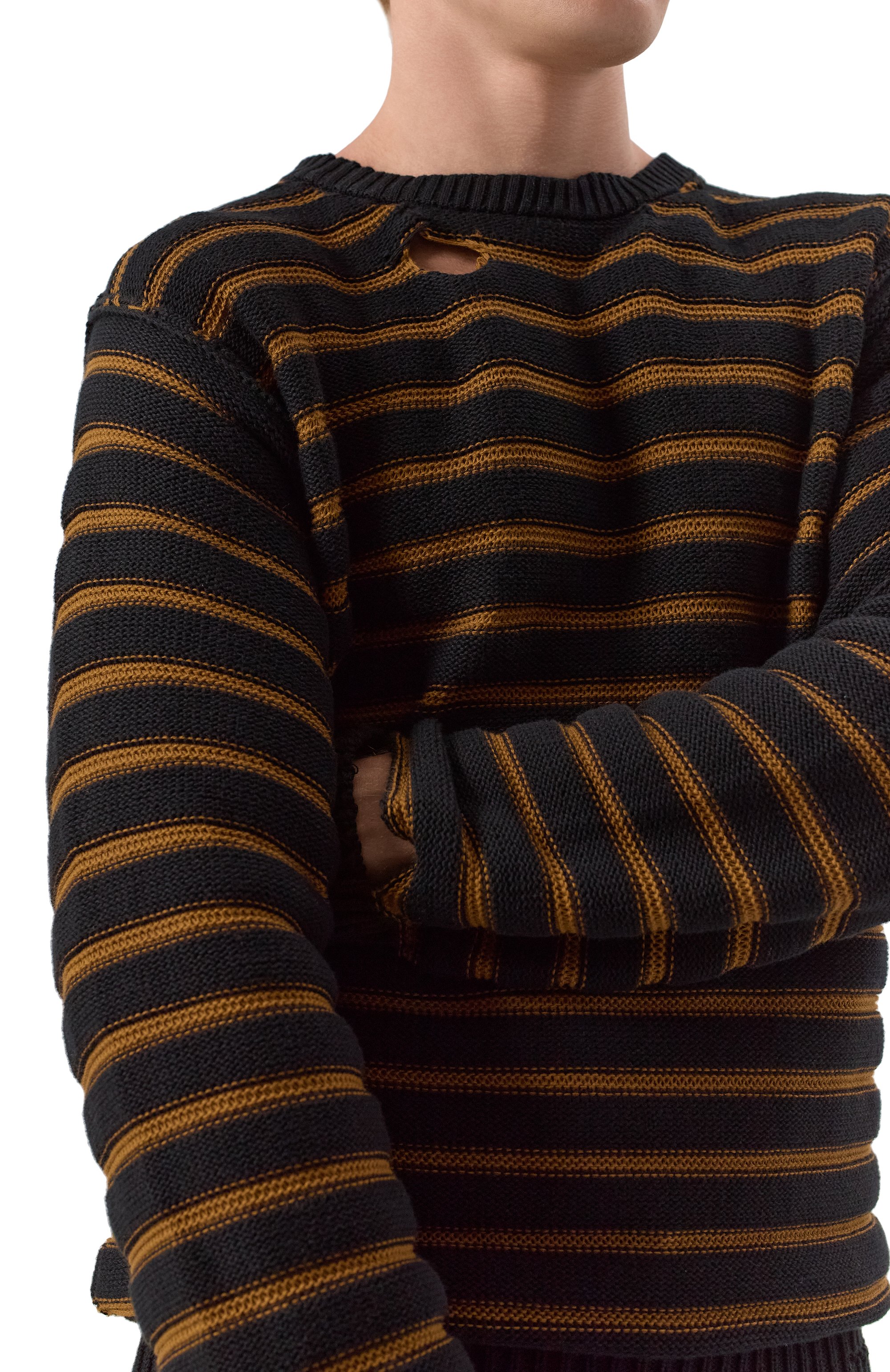 Хлопковый свитер MM6, арт. SH0HL0022/M13080, фото 5