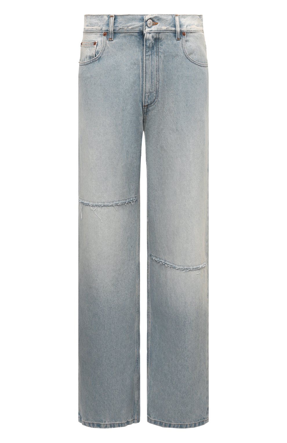 Джинсы MM6 голубого цвета по цене 56750 руб., арт. SH2LA0011/S30589, фото 1 Джинсы MM6, арт. SH2LA0011/S30589, фото 1