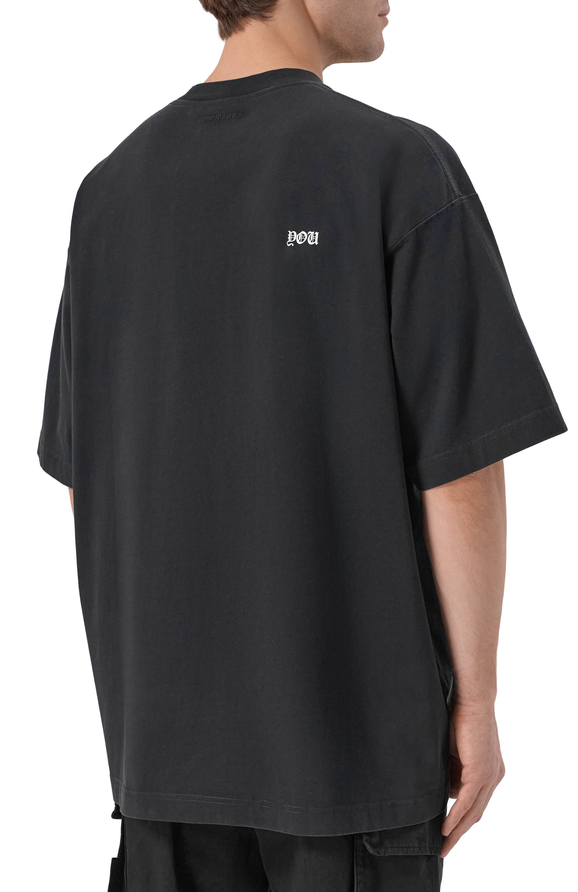 Хлопковая футболка VETEMENTS, арт. ME76TR189B/1200 LIGHT JERSEY, фото 4