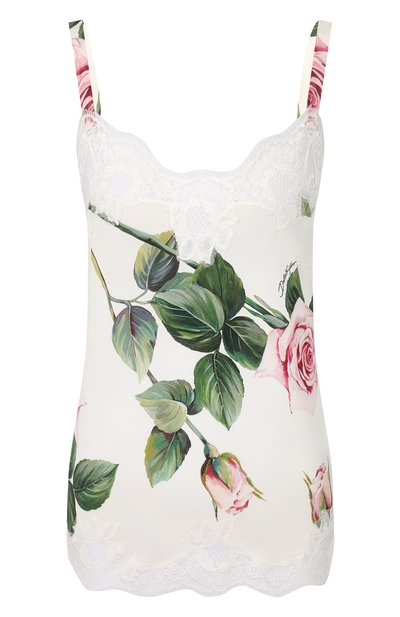 Женская шелковая майка DOLCE & GABBANA, арт. 07A00T/FSAZD