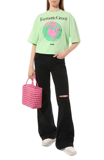 Хлопковая футболка MSGM, арт. 3446MM09 237298, фото 2