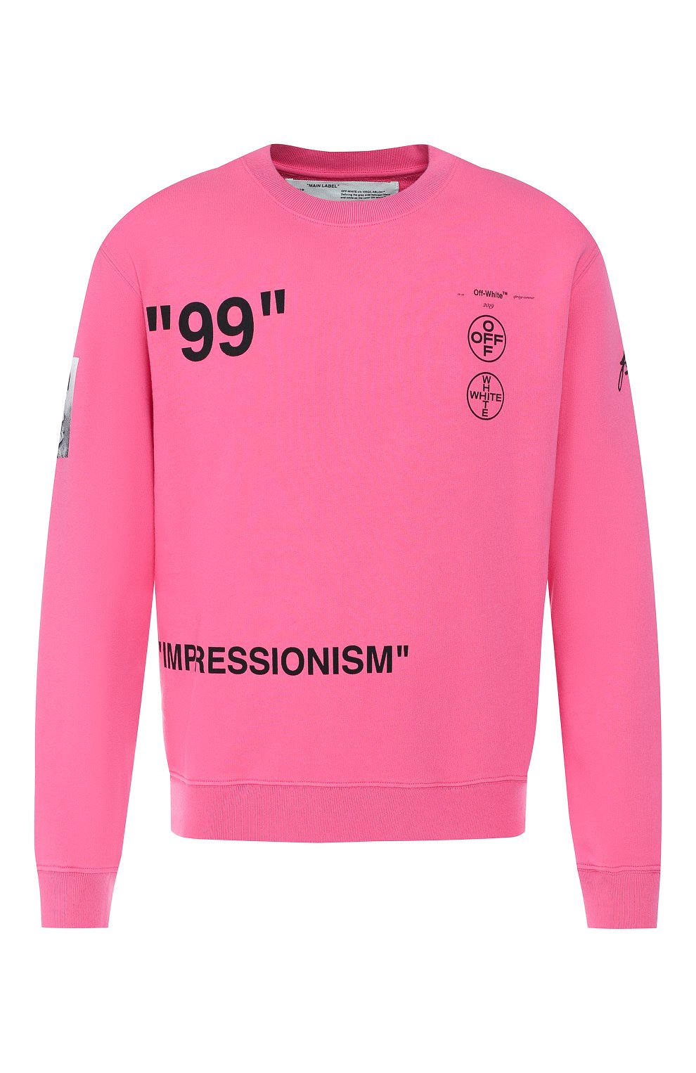 Хлопковый свитшот OFF-WHITE, арт. 0MBA025R190030112888/W, фото 1