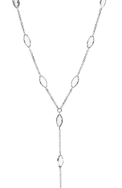 Цепочка-лариат с хрусталем SECRETS JEWELRY прозрачного цвета по цене 9600 руб., арт. ЦЛХС00099, фото 3 Цепочка-лариат с хрусталем SECRETS JEWELRY, арт. ЦЛХС00099, фото 3