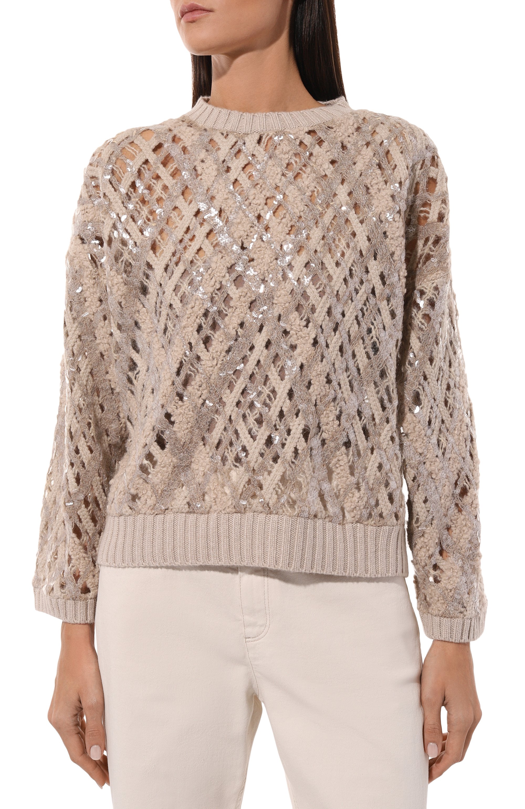 Кашемировый свитер BRUNELLO CUCINELLI, арт. M52R20500, фото 3