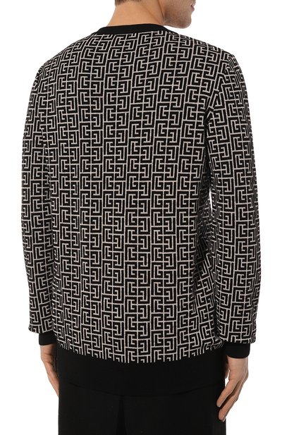 Джемпер из шерсти и льна BALMAIN, арт. VH0KD000K020, фото 4