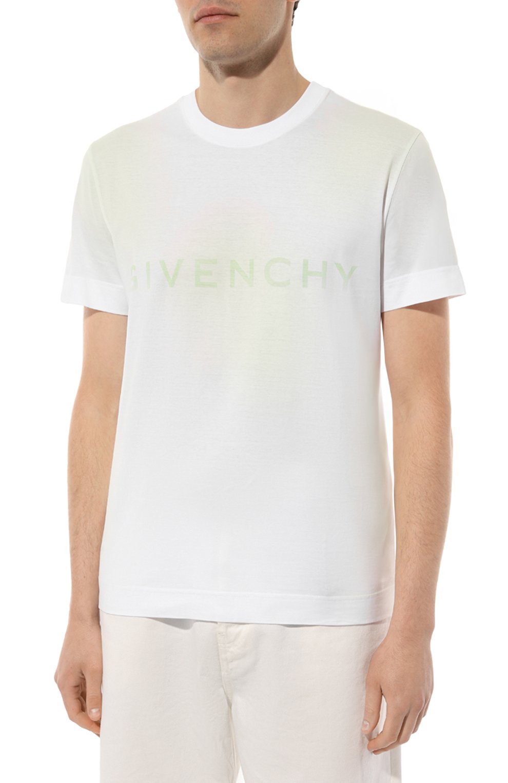 Хлопковая футболка GIVENCHY, арт. BM716G/3YC5, фото 3