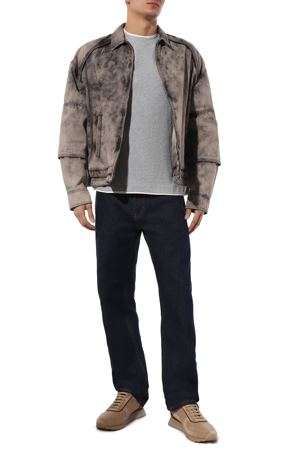 Хлопковая футболка BRUNELLO CUCINELLI, арт. M0B137427, фото 2