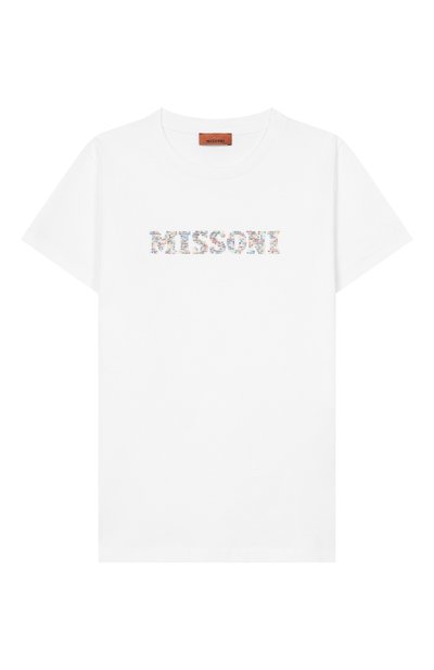 Хлопковая футболка MISSONI, арт. MY8A81/Z3672_001