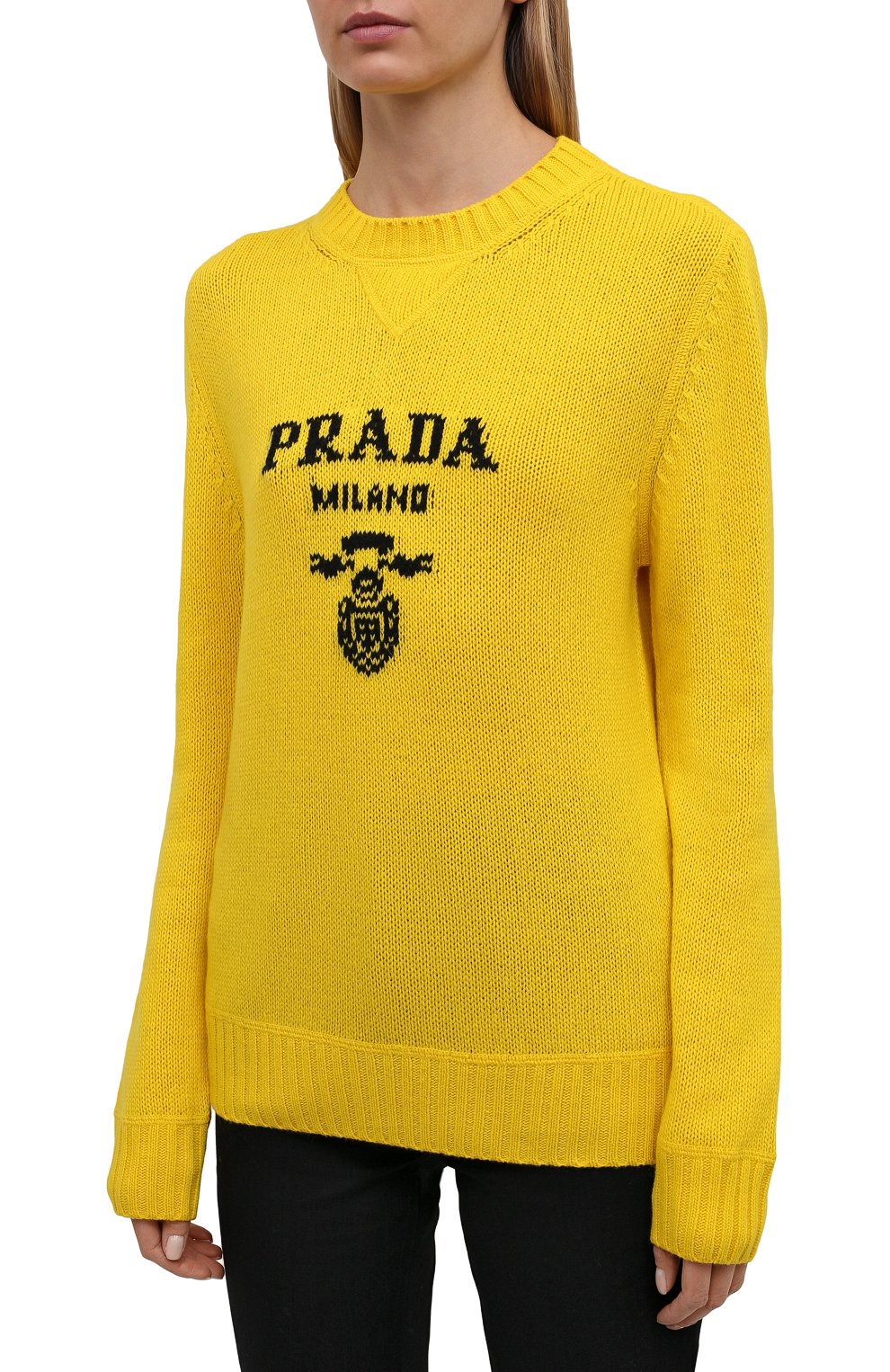 Свитер из шерсти и кашемира PRADA, ар т. P24G1V-1YMW-F0222-211, фото 3