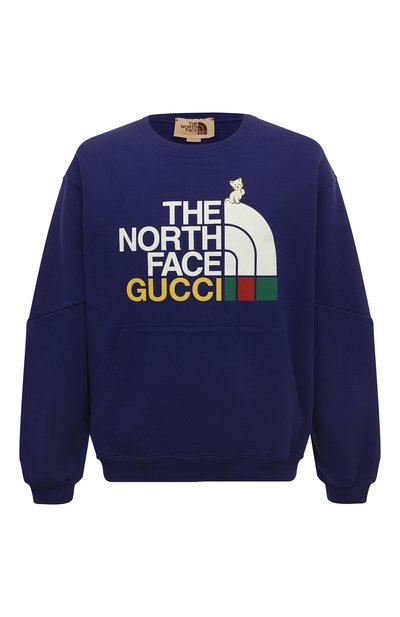 Хлопковый свитшот the north face x gucci GUCCI, арт. 671455 XJDRL, фото 1