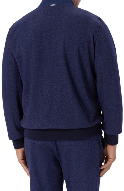 Толстовка из шерсти и хлопка CAPOBIANCO, арт. 19M454.SP00./58, фото 4