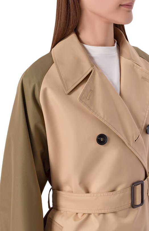 Двусторонний тренч Weekend Max Mara WKDCANASTA Бежевый  WKDCANASTA Фото 5