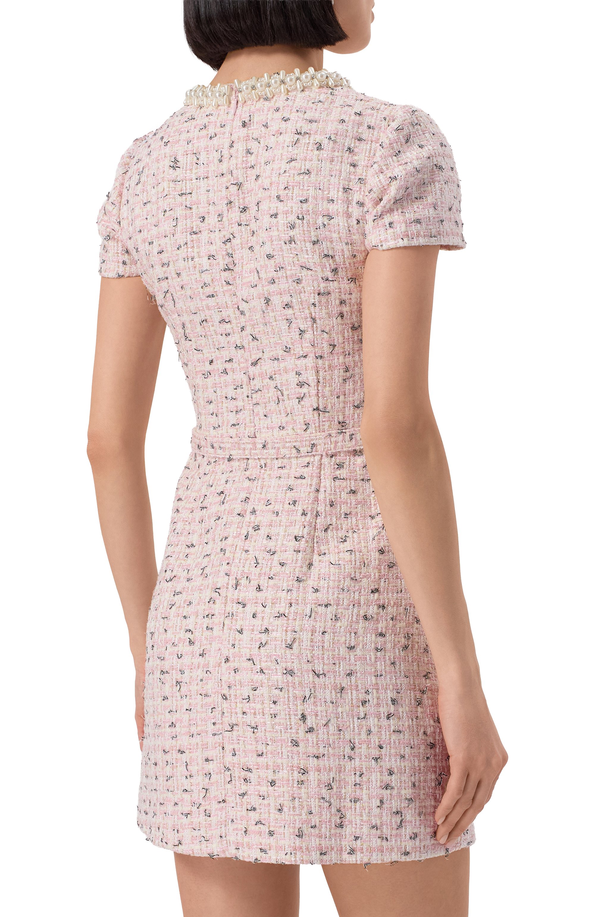 Твидовое платье SELF-PORTRAIT, арт. SS25003SP, фото 4