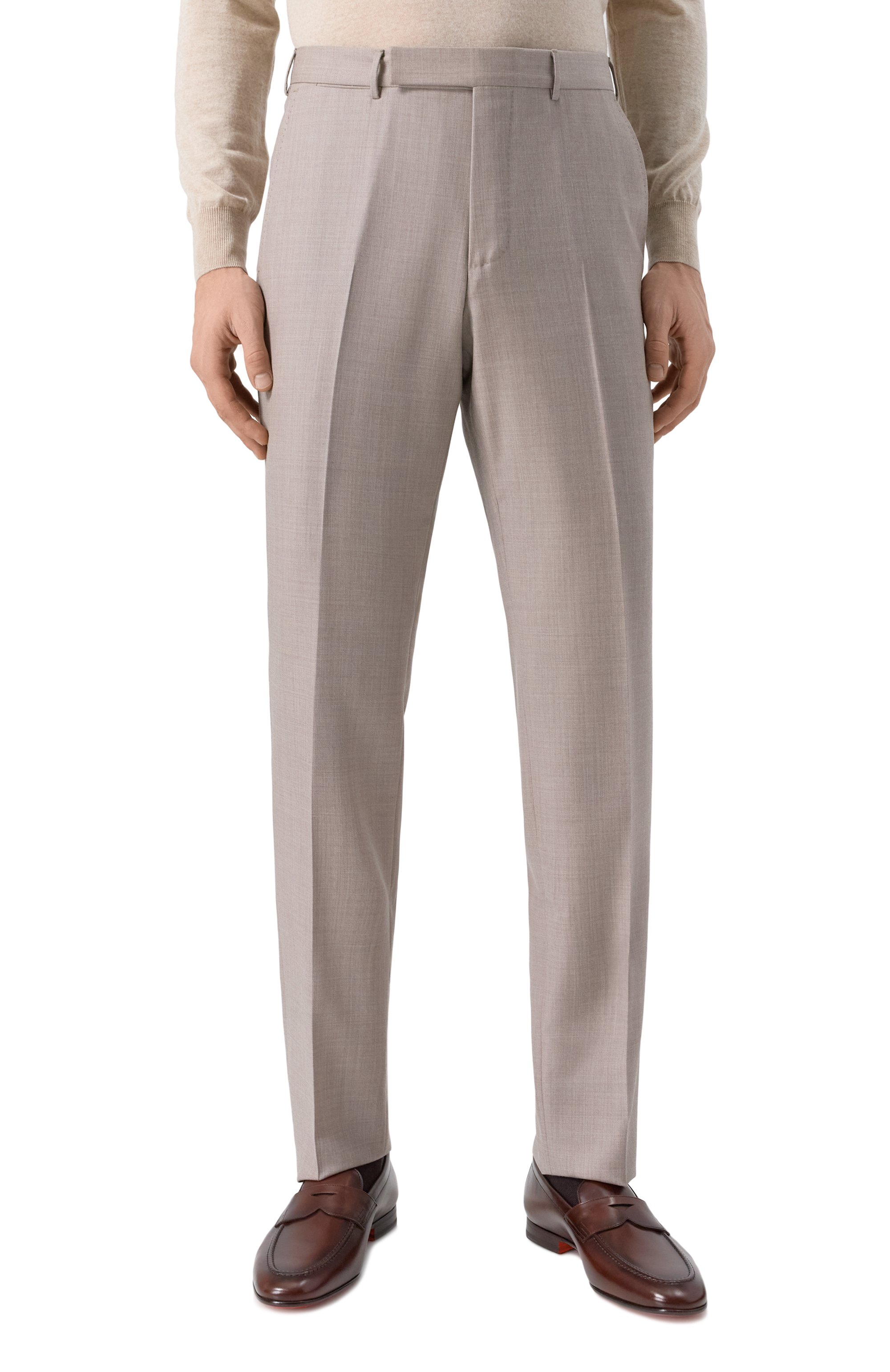 Шерстяные брюки ZEGNA, арт. 75TB12/811F34A8, фото 3