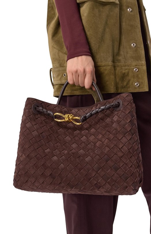 Сумка Andiamo medium Bottega Veneta 766016/V1QE6 Коричневый  766016/V1QE6 Фото 2