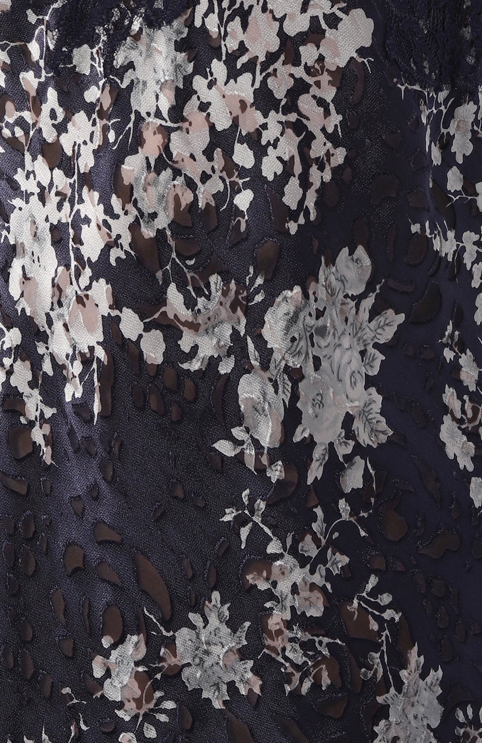 Сорочка из вискозы и хлопка LISE CHARMEL темно-синего цвета по цене 38190 руб., арт. ALH1015, фото 5 Сорочка из вискозы и хлопка LISE CHARMEL, арт. ALH1015, фото 5