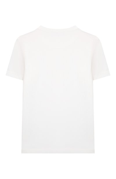 Хлопковая футболка STONE ISLAND белого цвета по цене 12350 руб., арт. 761620147/4, фото 2 Хлопковая футболка STONE ISLAND, арт. 761620147/4, фото 2